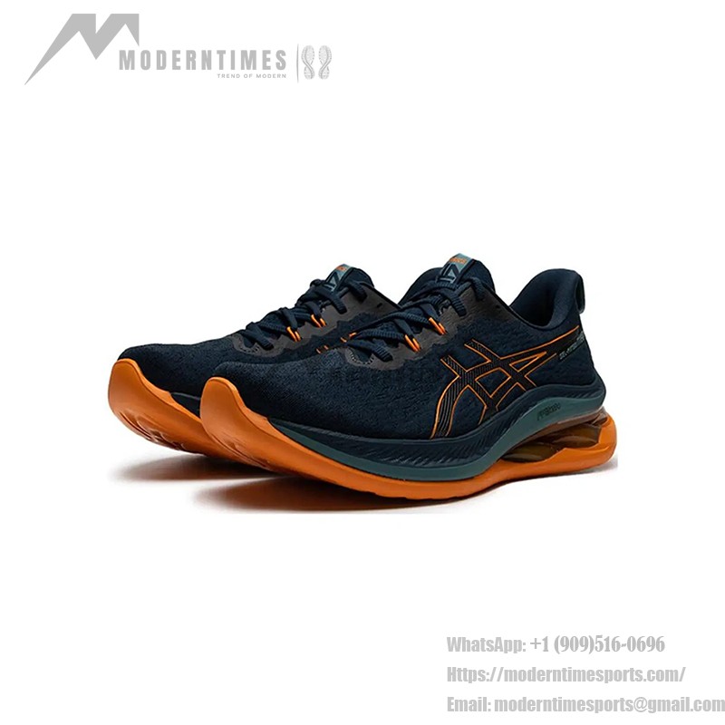 ASICS Gel-Kinsei Max 1011B696-400 Men's Running Shoes ASICS Gel-Kinsei Max 1011B696-400 Men's Running Shoes in French Blue and Bright Orange