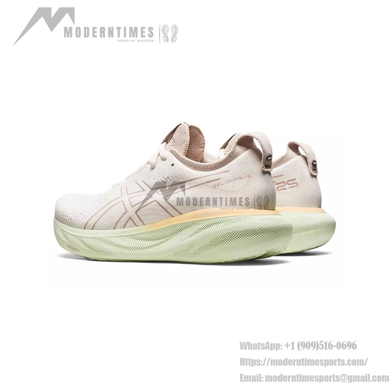 ASICS Gel-Nimbus 25 1012B356-100 レディースランニングシューズ ASICS Gel-Nimbus 25 1012B356-100 クリームファーンのレディースランニングシューズ