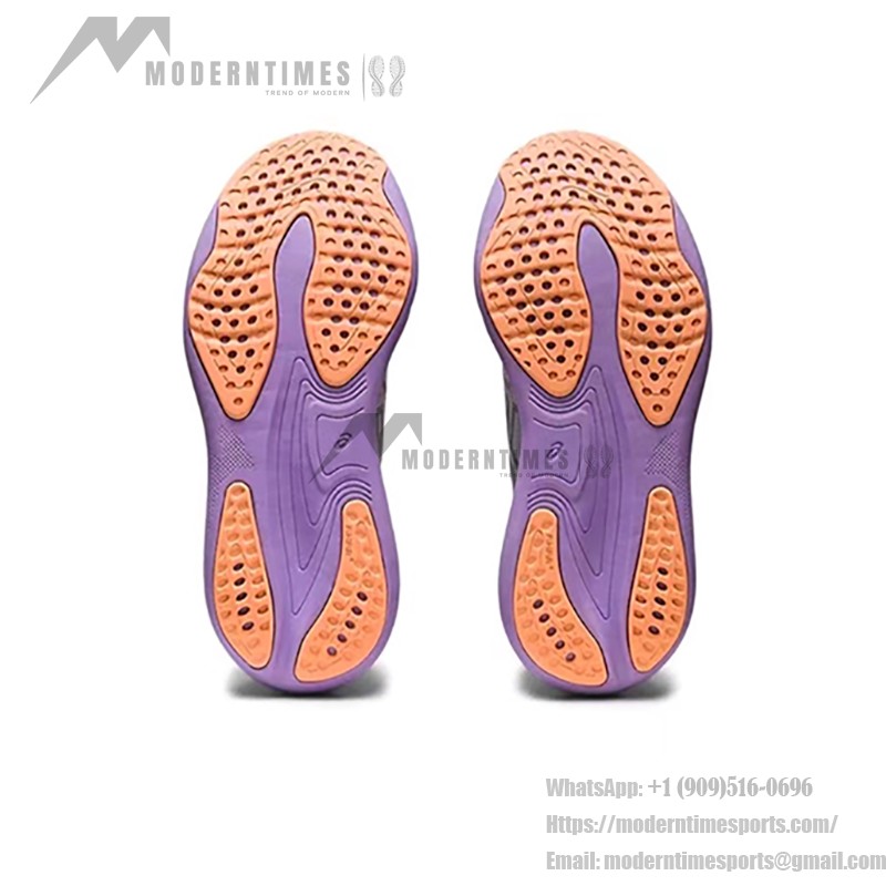 ASICS Gel-Nimbus 25 1012B356-021 レディースランニングシューズ ASICS Gel-Nimbus 25 1012B356-021 レディースランニングシューズ(グレー・パープル・オレンジ)