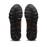 ASICS Gel-Quantum 180 6 ランニングシューズ - グレー ブラック オレンジ デザイン ASICS Gel-Quantum 180 6 1201A063-029 ハイパフォーマンス ランニングシューズ グレー ブラック オレンジ デザイン