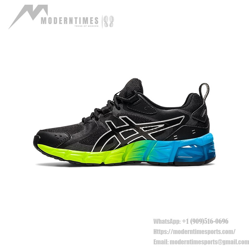 ASICS Gel-Quantum 180 Black Aizuri Blue 1204A002-008 ランニングシューズ ASICS Gel-Quantum 180 Black Aizuri Blue スタイリッシュなランニングシューズ