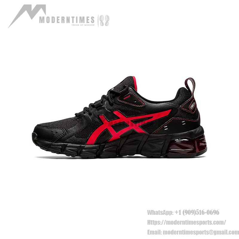 ASICS Gel-Quantum 180 メンズスニーカー 衝撃吸収 ブラックレッド ASICS Gel-Quantum 180 1204A002-003 メンズスニーカー ブラックレッドデザイン
