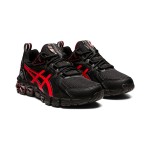 ASICS Gel-Quantum 180 メンズスニーカー 衝撃吸収 ブラックレッド ASICS Gel-Quantum 180 1204A002-003 メンズスニーカー ブラックレッドデザイン