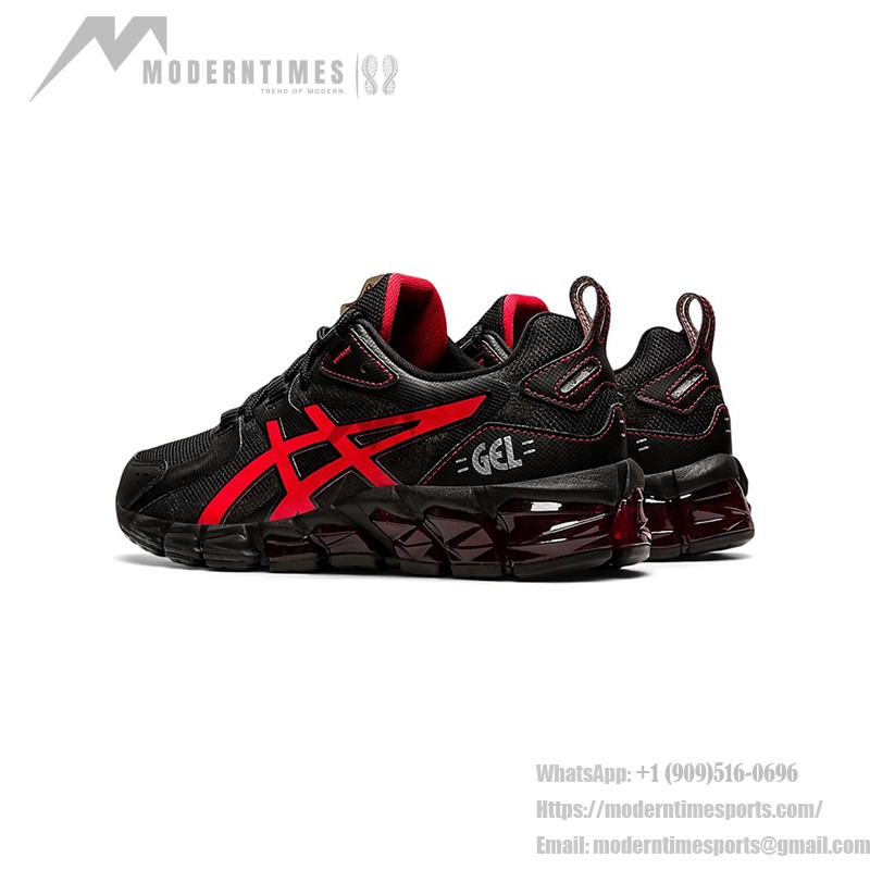 ASICS Gel-Quantum 180 メンズスニーカー 衝撃吸収 ブラックレッド ASICS Gel-Quantum 180 1204A002-003 メンズスニーカー ブラックレッドデザイン