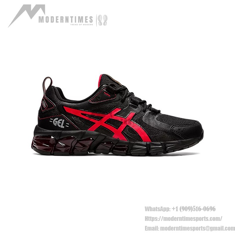 ASICS Gel-Quantum 180 メンズスニーカー 衝撃吸収 ブラックレッド ASICS Gel-Quantum 180 1204A002-003 メンズスニーカー ブラックレッドデザイン