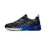 ASICS Gel-Quantum 180 メンズスニーカー 衝撃吸収 ブラック グレー ブルー ASICS Gel-Quantum 180 1201A259-001 メンズスニーカー ブラック グレー ブルーグラデーションデザイン