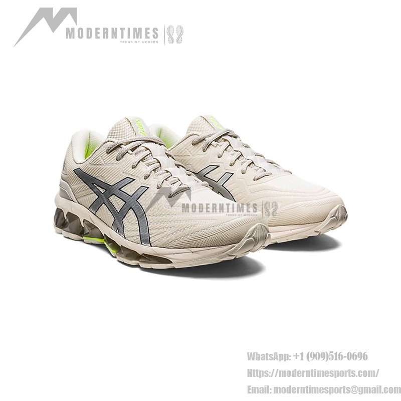 ASICS Gel-Quantum 360 メンズスニーカー 全面クッション ベージュ シルバー ASICS Gel-Quantum 360 1201A535-020 メンズスニーカー ベージュ シルバーデザイン