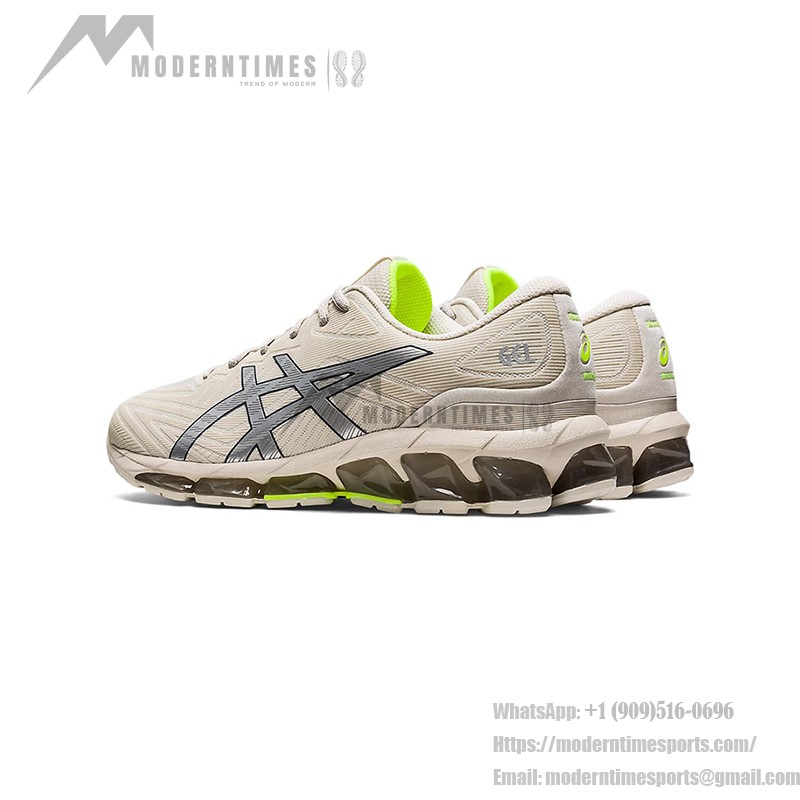 ASICS Gel-Quantum 360 メンズスニーカー 全面クッション ベージュ シルバー ASICS Gel-Quantum 360 1201A535-020 メンズスニーカー ベージュ シルバーデザイン