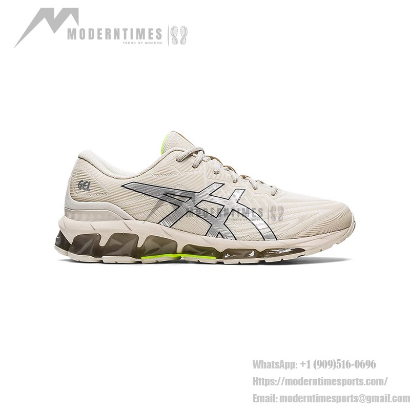 ASICS Gel-Quantum 360 メンズスニーカー 全面クッション ベージュ シルバー ASICS Gel-Quantum 360 1201A535-020 メンズスニーカー ベージュ シルバーデザイン