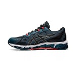 ASICS Gel-Quantum 360 6 1021A337-400 フルGELクッションランニングシューズ ASICS Gel-Quantum 360 6 1021A337-400 ネイビーレッド フルGELクッションランニングシューズ