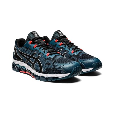 ASICS Gel-Quantum 360 6 1021A337-400 ネイビーレッド フルGELクッションランニングシューズ 高性能とスタイルの融合