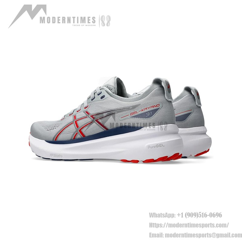 ASICS Gel-Kayano 31 1011B867-021 メンズランニングシューズ ASICS Gel-Kayano 31 1011B867-021 メンズランニングシューズ(グレー&レッド)