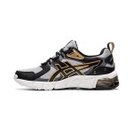 ASICS Gel-Quantum 180 6 1201A063-020 フルGELクッションランニングシューズ ASICS Gel-Quantum 180 6 1201A063-020 ブラックグレーゴールド フルGELクッションランニングシューズ