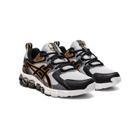 ASICS Gel-Quantum 180 6 1201A063-020 ブラックグレーゴールド フルGELクッションランニングシューズ スタイリッシュなデザインと優れた快適性