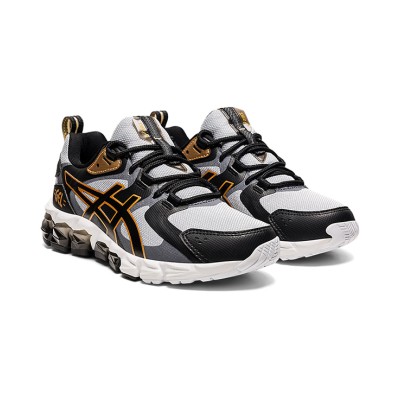 ASICS Gel-Quantum 180 6 1201A063-020 ブラックグレーゴールド フルGELクッションランニングシューズ スタイリッシュなデザインと優れた快適性