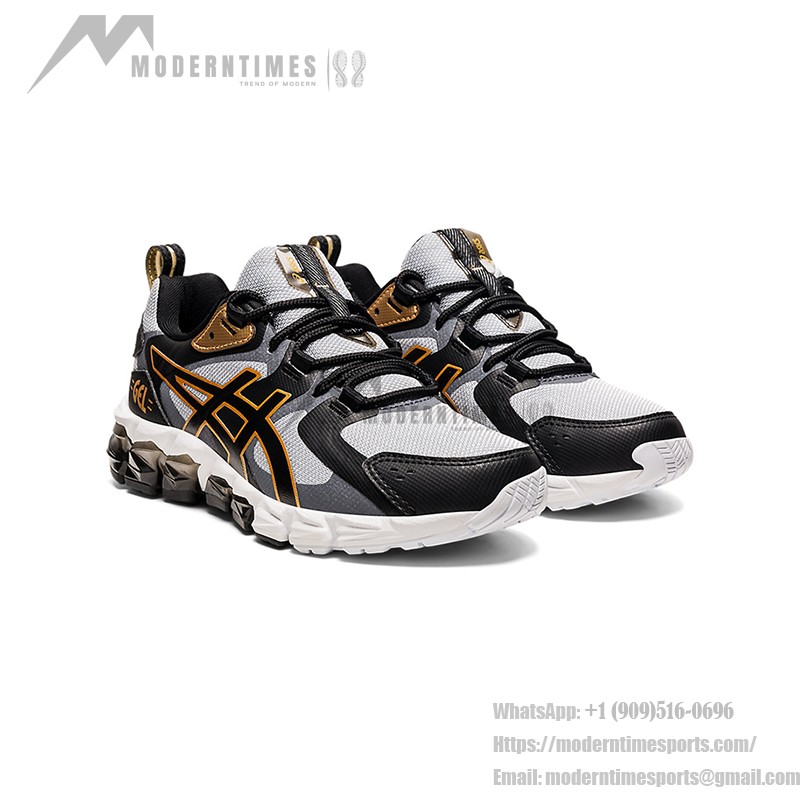 ASICS Gel-Quantum 180 6 1201A063-020 フルGELクッションランニングシューズ ASICS Gel-Quantum 180 6 1201A063-020 ブラックグレーゴールド フルGELクッションランニングシューズ