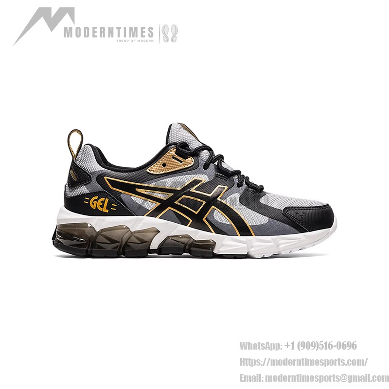 ASICS Gel-Quantum 180 6 1201A063-020 フルGELクッションランニングシューズ ASICS Gel-Quantum 180 6 1201A063-020 ブラックグレーゴールド フルGELクッションランニングシューズ