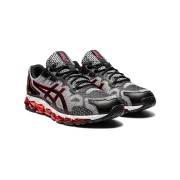 ASICS Gel-Quantum 180 1021A337-002 ブラック ホワイト レッド ランニングシューズ フルGELクッションとモダンなデザイン