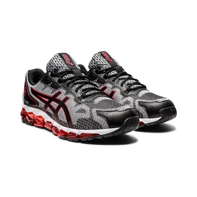 ASICS Gel-Quantum 180 1021A337-002 ブラック ホワイト レッド ランニングシューズ フルGELクッションとモダンなデザイン