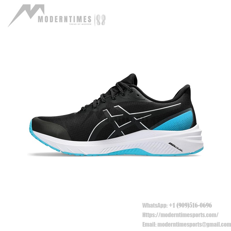 ASICS GT-1000 12 1012B573-001 ランニングシューズ ASICS GT-1000 12 1012B573-001 ブラック ブルー ホワイト 軽量クッション ランニングシューズ