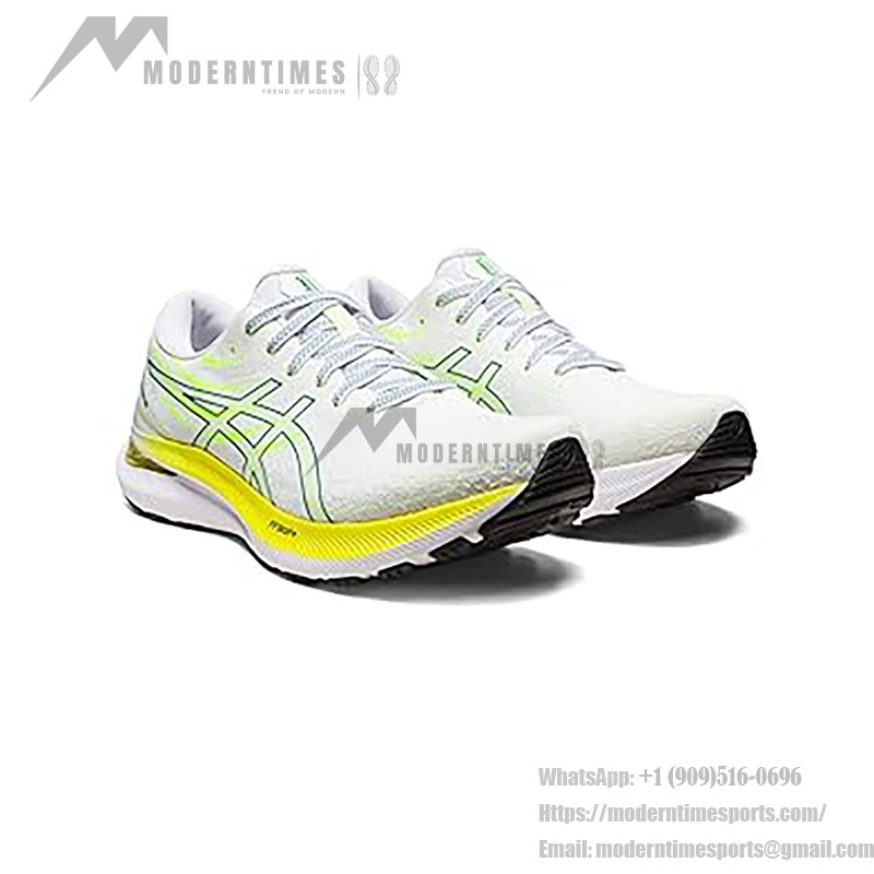 ASICS Gel-Kayano 29 1011B440-100 ランニングシューズ ASICS Gel-Kayano 29 1011B440-100 ホワイト 蛍光イエロー ランニングシューズ