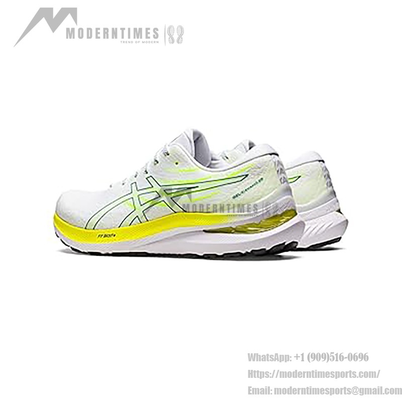 ASICS Gel-Kayano 29 1011B440-100 ランニングシューズ ASICS Gel-Kayano 29 1011B440-100 ホワイト 蛍光イエロー ランニングシューズ