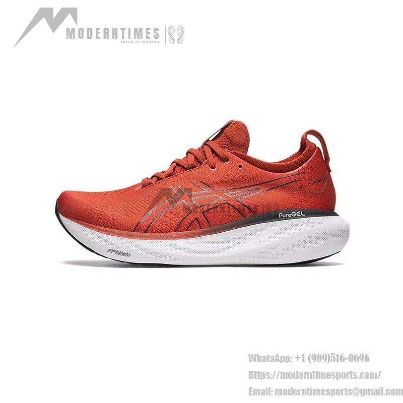 ASICS Gel Nimbus 25 メンズランニングシューズ 軽量で快適 ASICS Gel Nimbus 25 1011B547-600 メンズランニングシューズ 軽量クッション快適性