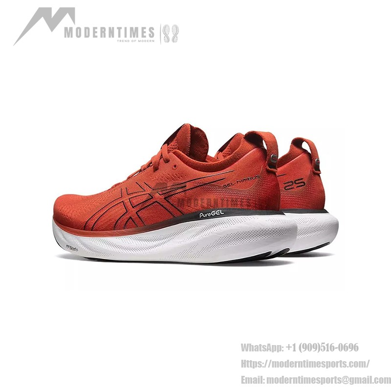 ASICS Gel Nimbus 25 メンズランニングシューズ 軽量で快適 ASICS Gel Nimbus 25 1011B547-600 メンズランニングシューズ 軽量クッション快適性