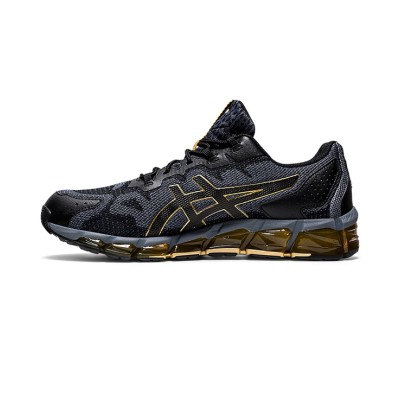 ASICS Gel-Quantum 360 1021A337-021 ブラック ゴールド フルGELクッション ランニングシューズ スタイリッシュなデザインと卓越した性能
