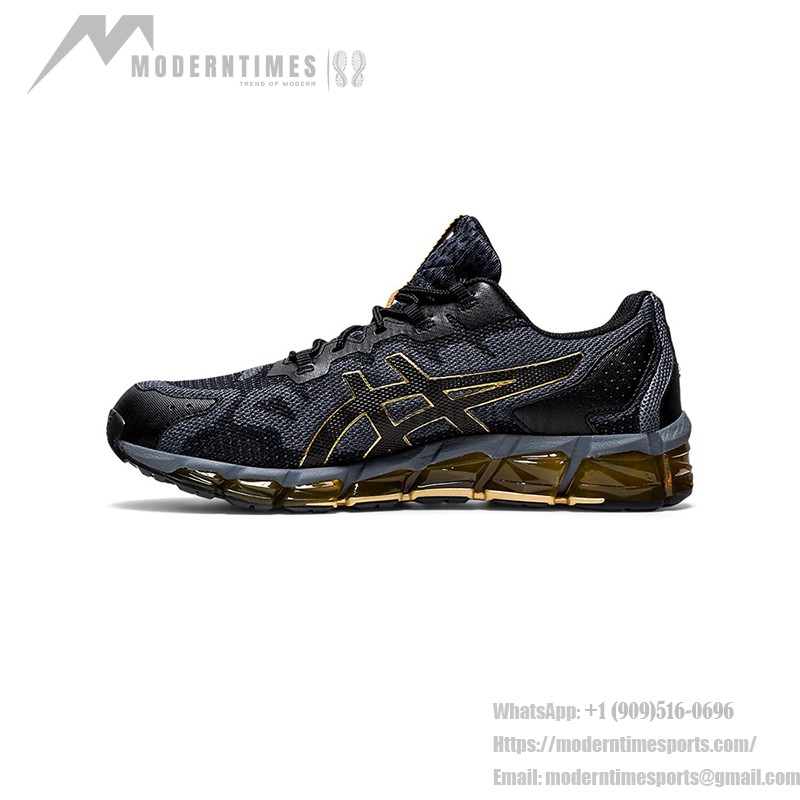ASICS Gel-Quantum 360 1021A337-021 スタイリッシュランニングシューズ ASICS Gel-Quantum 360 1021A337-021 ブラック ゴールド フルGELクッション ランニングシューズ