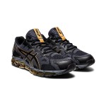 ASICS Gel-Quantum 360 1021A337-021 スタイリッシュランニングシューズ ASICS Gel-Quantum 360 1021A337-021 ブラック ゴールド フルGELクッション ランニングシューズ
