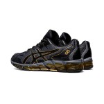 ASICS Gel-Quantum 360 1021A337-021 スタイリッシュランニングシューズ ASICS Gel-Quantum 360 1021A337-021 ブラック ゴールド フルGELクッション ランニングシューズ
