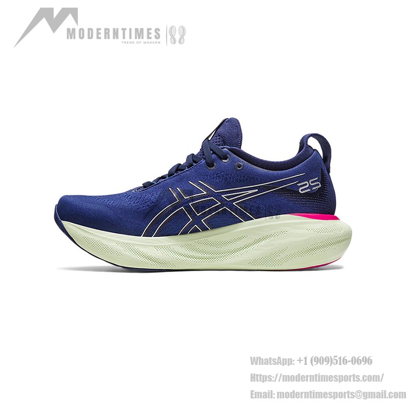 ASICS Gel Nimbus 25 レディースランニングシューズ – 軽量クッションと快適性 ASICS Gel Nimbus 25 1012B356-400 レディースランニングシューズ 高性能クッションと快適デザイン