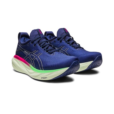 ASICS Gel Nimbus 25 1012B356-400 レディースランニングシューズ 高性能クッションと快適デザイン