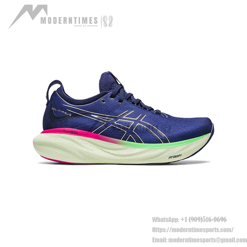 ASICS Gel Nimbus 25 レディースランニングシューズ – 軽量クッションと快適性 ASICS Gel Nimbus 25 1012B356-400 レディースランニングシューズ 高性能クッションと快適デザイン