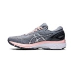 ASICS Gel-Kayano 27 1012A649-020 レディースランニングシューズ ASICS Gel-Kayano 27 1012A649-020 レディース グレー ピンク ランニングシューズ