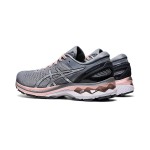 ASICS Gel-Kayano 27 1012A649-020 レディースランニングシューズ ASICS Gel-Kayano 27 1012A649-020 レディース グレー ピンク ランニングシューズ