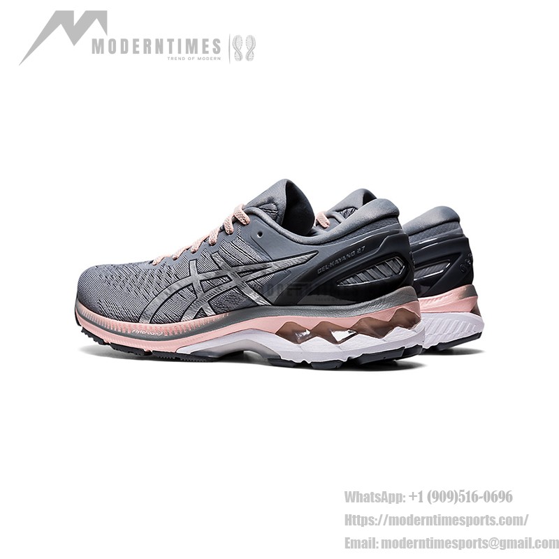 ASICS Gel-Kayano 27 1012A649-020 レディースランニングシューズ ASICS Gel-Kayano 27 1012A649-020 レディース グレー ピンク ランニングシューズ