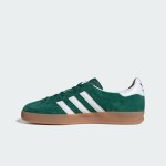 Adidas Gazelle Indoor IG1596 - Green Suede Sneakers with White Stripes & Gum Sole Adidas Gazelle Indoor IG1596 - Green Suede Sneakers with White Stripes & Gum Sole