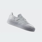 Adidas Gazelle Bold IE5130 - White Leather Sneakers with Platform Sole Adidas Gazelle Bold IE5130 All-White Leather Sneakers with Platform Sole