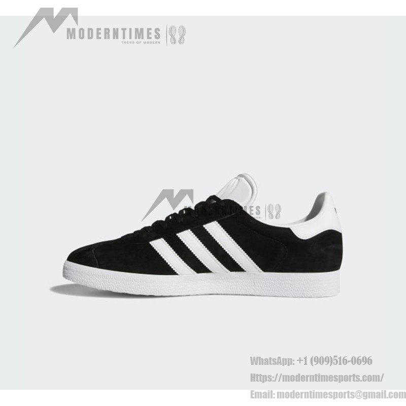 Adidas Gazelle BB5476 - Black Suede Sneakers with White Stripes Adidas Gazelle BB5476 Black Suede Sneakers with White Stripes