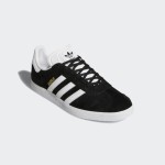 Adidas Gazelle BB5476 - Black Suede Sneakers with White Stripes Adidas Gazelle BB5476 Black Suede Sneakers with White Stripes