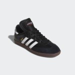 Adidas Samba Classic 034563 - Black Leather Sneakers with White Stripes Adidas Samba Classic 034563 Black Sneakers with White Stripes and Gum Sole