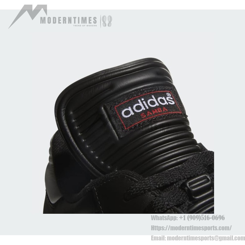 Adidas Samba Classic 034563 - Black Leather Sneakers with White Stripes Adidas Samba Classic 034563 Black Sneakers with White Stripes and Gum Sole