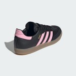 Adidas Samba IH8157 - Black Sneakers with Pink Stripes Adidas Samba IH8157 Black Sneakers with Pink Stripes and Gum Sole