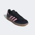 Adidas Samba IH8157 - Black Sneakers with Pink Stripes Adidas Samba IH8157 Black Sneakers with Pink Stripes and Gum Sole