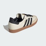 Adidas Samba OG ID0478 - Classic Ivory White Sneakers with Black Stripes Adidas Samba OG ID0478 Ivory White Sneakers with Black Stripes and Gum Sole