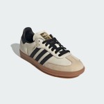 Adidas Samba OG ID0478 - Classic Ivory White Sneakers with Black Stripes Adidas Samba OG ID0478 Ivory White Sneakers with Black Stripes and Gum Sole