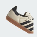 Adidas Samba OG ID0478 - Classic Ivory White Sneakers with Black Stripes Adidas Samba OG ID0478 Ivory White Sneakers with Black Stripes and Gum Sole