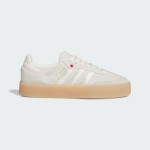 Adidas Samba OG ID1104 - Beige Sneakers with Pink Accents Adidas Samba OG ID1104 Beige Sneakers with Pink Accents and Gum Sole
